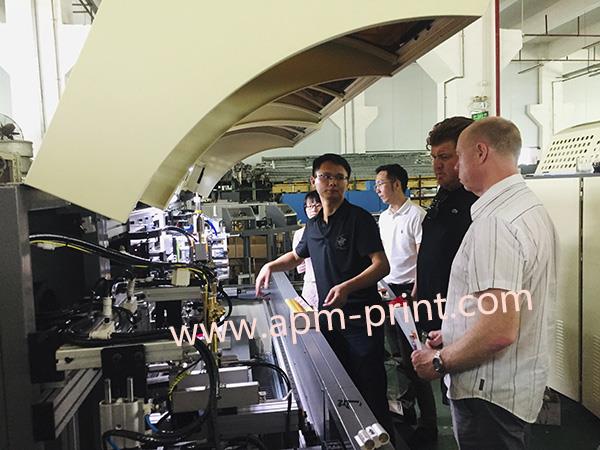 3 color servo screen printer