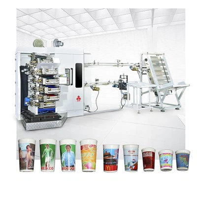 Pohárový tiskový stroj